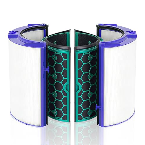 EXTEDRG ダイソン DP04 TP04 HP04 HP05 TP05 空気清浄機用 交換用フィルター 空気清浄機能付タワーファン ファンヒーター 抗菌フィルター HEPAと活性炭フィルター 多重濾過 互換品（底面に貼り付けられたシールに記載している型番をご確認ください） [並行輸入品]